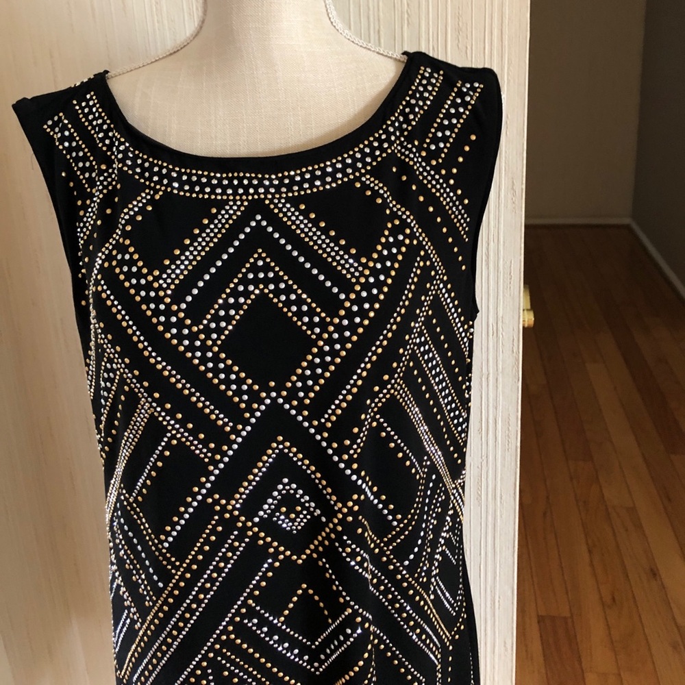 White/Black market dress, Large